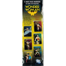 Wonder Woman Mini-Marks - 6 Magnetic Mini Markers