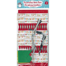 Personalize Your Own Christmas Crackers: Creative Festive Fun (Set of 12 in 2 Designs)