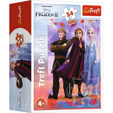 Disney Frozen II: Anna, Elsa and Kristoff Mini 54 Piece Trefl Puzzles - 13 x 20cm