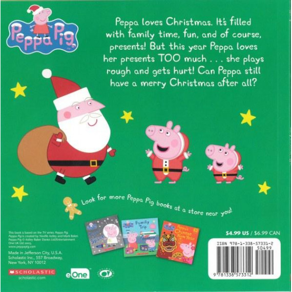 Peppa Pig™: Merry Christmas, Peppa! (2019) (美國印刷) (聖誕節) (粉紅豬小妹)
