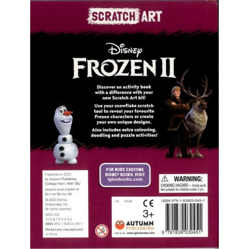 Disney - Amazing Scratch Art - by Igloobooks (Paperback)