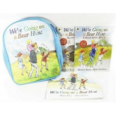 We're Going on a Bear Hunt Adventure Fun Pack - 3 Books with a Backpack