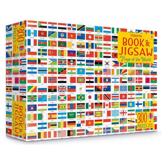 Usborne Book and Jigsaw: Flags of the World (300 Pieces)