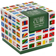 The Puzzle Cube 100 Piece Puzzle: Flags of the World (26.0 x 38.0 cm)