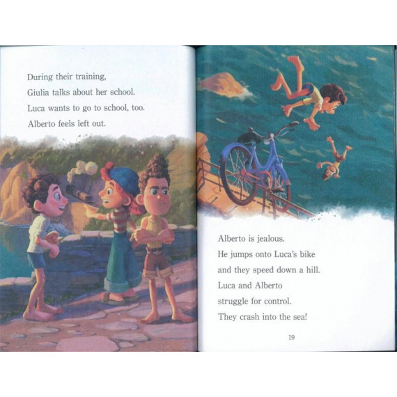 Disney Luca: A Sea Monster Story (Step Into Reading® Level 3) (2021) (美國印刷) (迪士尼電影)