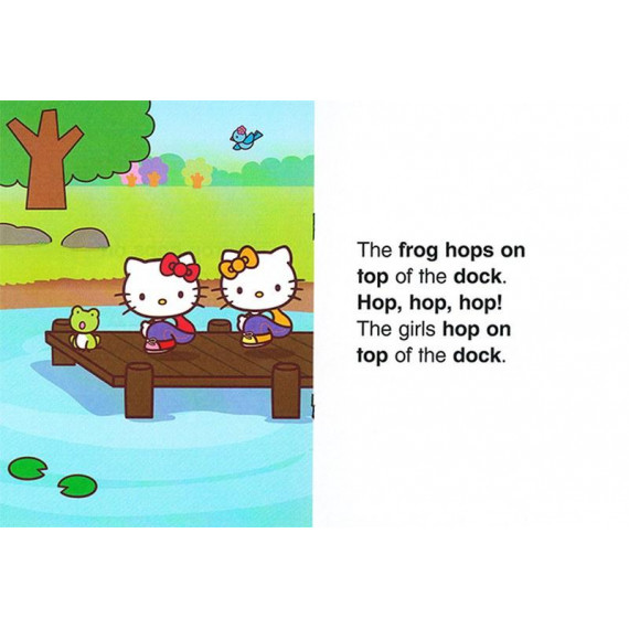 Hello Kitty Phonics Book 4: A Hoppy Day (Short o)