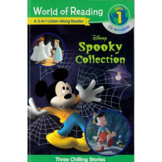 Disney Spooky Collection 3-in-1 Listen-Along Reader: Three Chilling Stories (World of Reading Level 1) (美國印刷) (2020) (萬聖節) (哈囉喂) (迪士尼)