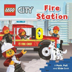 LEGO City: Fire Station - A Push, Pull and Slide Book (2021) (職業) (消防員) (樂高積木)