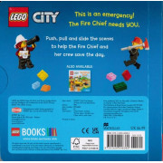 LEGO City: Fire Station - A Push, Pull and Slide Book (2021) (職業) (消防員) (樂高積木)