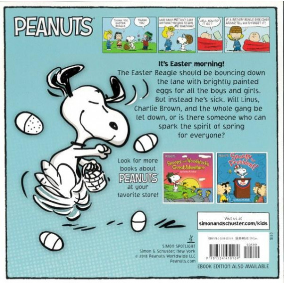 Peanuts: Here Comes the Easter Beagle! (2018) (史努比) (復活節) (貼紙) (美國印刷)