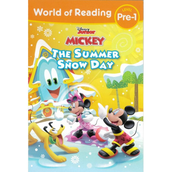 Disney Junior Mickey: The Summer Snow Day (World of Reading Pre-1)(2022)(迪士尼)(暑假)(夏天)(雪)(美國印刷)